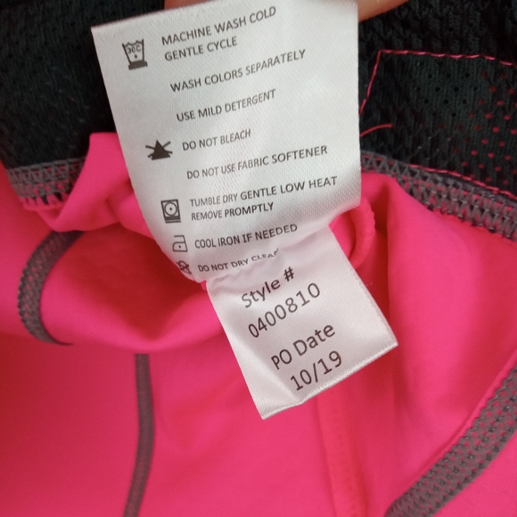 NWOT Dover Saddlery Stride Ladies Training Jacket in Neon Pink Sz. XS - Picture 15 of 15